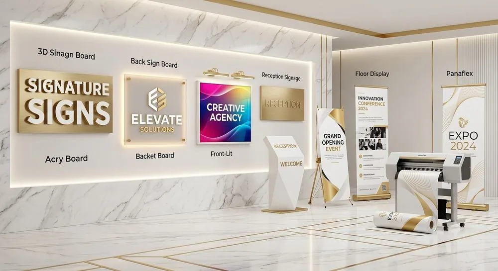 Signages collection — Q Print & Events
