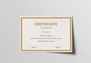 Certificate Printing — Q Print & Events