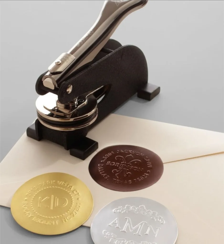 Embossing seal stamp in Rawalpindi & Islamabad — Q Print & Events