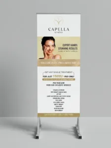 Metal Pipe Stand Board — Q Print & Events