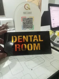 Office Name Plate — Dental Clinic — Q Print & Events
