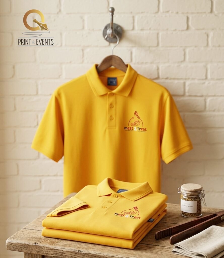 Online polo shirt printing service in Rawalpindi & Islamabad - Q Print & Events