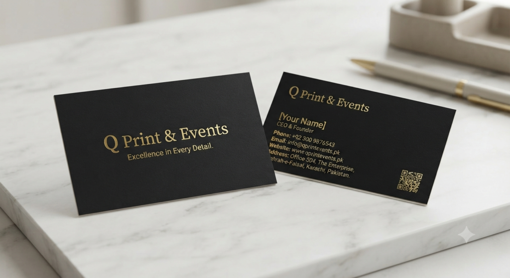 Visiting card printing in Rawalpindi and Islamabad - Q Print & Events