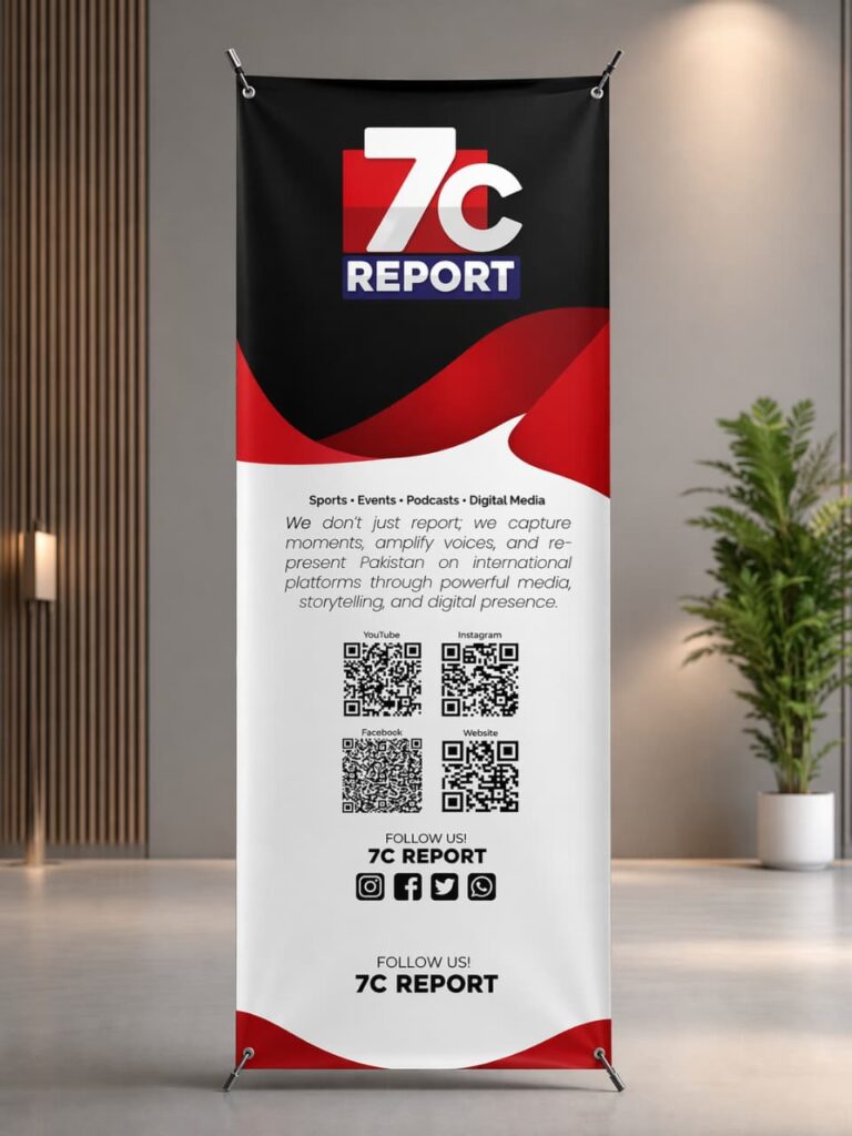 Online X-stand banner printing service in Rawalpindi and Islamabad - Q Print & Events
