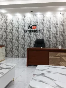 Reception 3D Logo — NS Enterprises — Q Print & Events