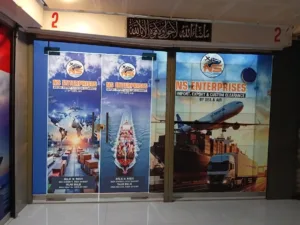 Travel agency shopfront — Q Print & Events